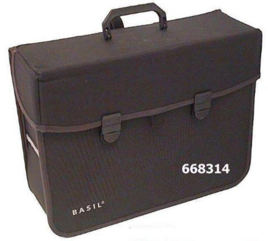 Enkele Fietstas Basil Malaga XL-Zwart 17 Liter Enkele Fietstas Basil Malaga XL-Zwart 17 Liter